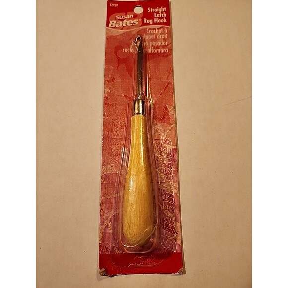 Susan Bates 12920 Straight Latch Hook 6.25"-Wood Handle - Picture 7 of 7